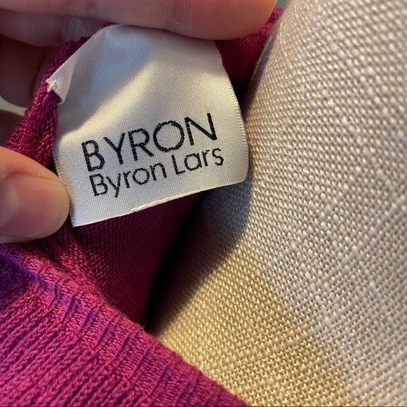 Byron Lars Violet Ruffle Open Cardigan - Picture 6 of 11